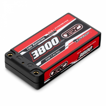 Li-Po Batteri 2S 7,4V 3800mAh 110C Hard 4mm Shorty Slim i gruppen Fabrikat / S / Sunpadow / Sunpadow Batterier hos Minicars Hobby Distribution AB (SW256406)