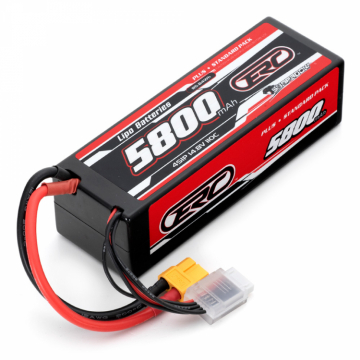 Li-Po Battery 4S 14,8V 5800mAh 110C Hard XT60-Connector in the group Brands / S / Sunpadow / Sunpadow Batterier at Minicars Hobby Distribution AB (SW256410)