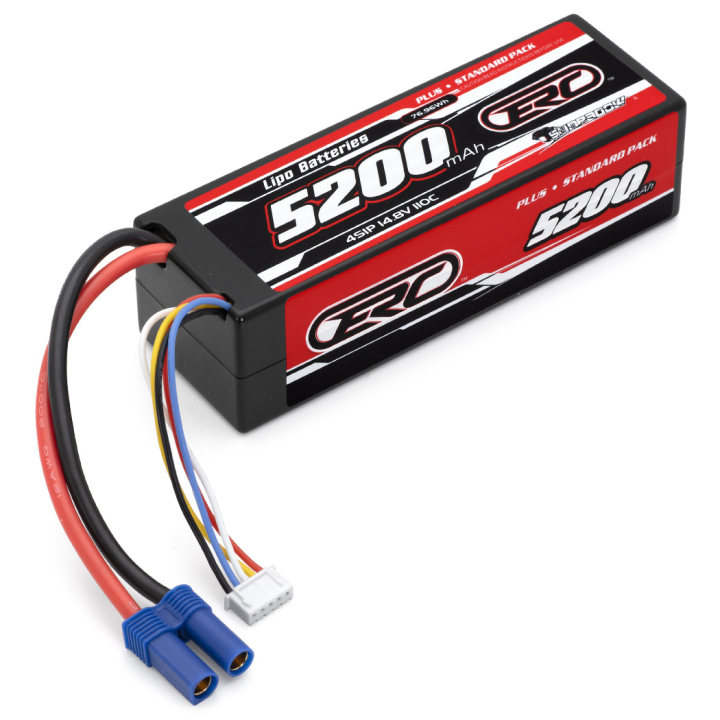Li-Po Batteri 4S 14,8V 5200mAh 110C Hard EC5-Kontakt