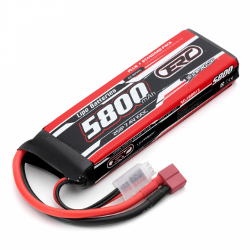 Li-Po Batteri 2S 7,4V 5800mAh 100C T-Kontakt i gruppen Fabrikat / S / Sunpadow / Sunpadow Batterier hos Minicars Hobby Distribution AB (SW256412)