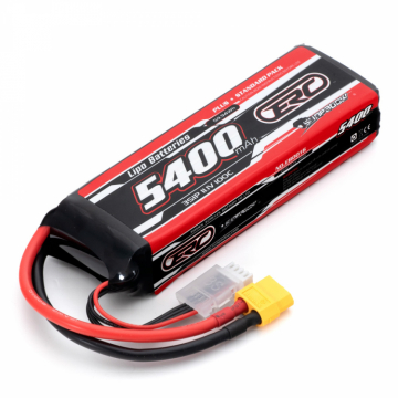 Li-Po Battery 3S 11,1V 5400mAh 100C XT60-Connector in the group Brands / S / Sunpadow / Sunpadow Batterier at Minicars Hobby Distribution AB (SW256415)