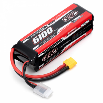 Li-Po Batteri 4S 14,8V 6100mAh 100C XT60-Kontakt i gruppen Fabrikat / S / Sunpadow / Sunpadow Batterier hos Minicars Hobby Distribution AB (SW256420)