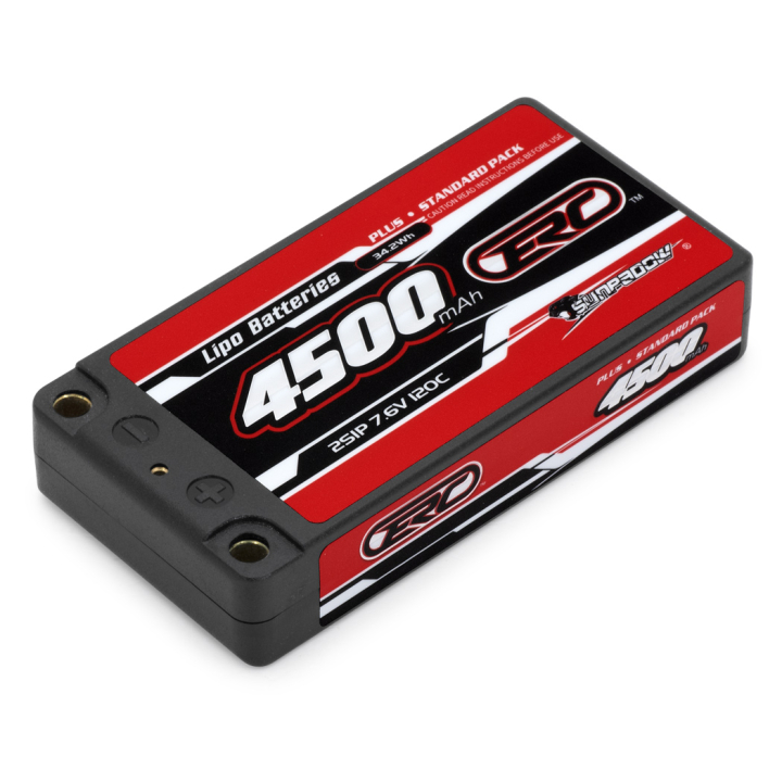 Li-Po Battery 2S 7.6V 4500mAh 120C HV Hard 5mm Shorty LCG