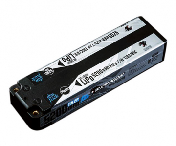 Li-Po Battery 2S 7,4V 5200mAh 130C Slim Mid Platin in der Gruppe Hersteller / S / Sunpadow / Sunpadow Batterier bei Minicars Hobby Distribution AB (SWJD0002)