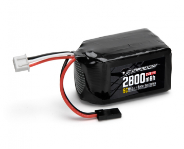 Receiver Battery Li-Po 7,4V 2800mAh 5C in the group Accessories & Parts / Batteries & Accessories / Tx/Rx at Minicars Hobby Distribution AB (SWS128010)