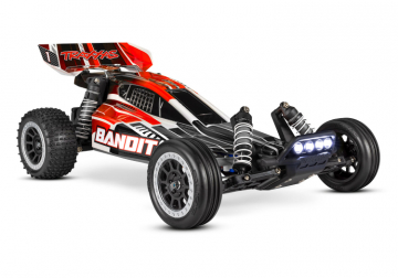 Bandit 2WD 1/10 RTR TQ Rd/Svart LED - Med Batt/Laddare i gruppen Fabrikat / T / Traxxas / Modeller hos Minicars Hobby Distribution AB (TRX24054-61-RBLK)