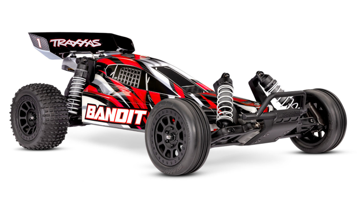 Bandit 2WD 1/10 RTR TQ EHD Red-X USB-C Laddare/ 7 cell NiMH 3000mAh