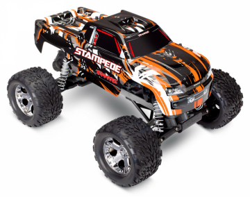 Stampede 2WD 1/10 RTR TQ Orange utan Batt & Ladd* i gruppen Fabrikat / T / Traxxas / Modeller hos Minicars Hobby Distribution AB (TRX36054-4-ORNG)