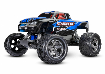 Stampede 2WD 1/10 RTR TQ Blue USB - With Battery/Charger in der Gruppe Hersteller / T / Traxxas / Models bei Minicars Hobby Distribution AB (TRX36054-8-BLUE)