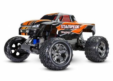 Stampede 2WD 1/10 RTR TQ Orange USB - With Battery/Charger in the group Brands / T / Traxxas / Models at Minicars Hobby Distribution AB (TRX36054-8-ORNG)