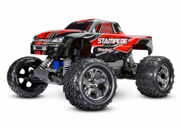 Stampede 2WD 1/10 RTR TQ Red USB - With Battery/Charger in der Gruppe Hersteller / T / Traxxas / Models bei Minicars Hobby Distribution AB (TRX36054-8-RED)