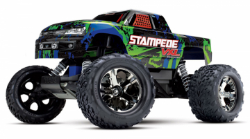 Stampede VXL 2WD 1/10 RTR TQi TSM Grn - UTGTT i gruppen Modeller R/C / Bilar / 1/10 Buggy/Truck/SC El hos Minicars Hobby Distribution AB (TRX36076-4-GRN)