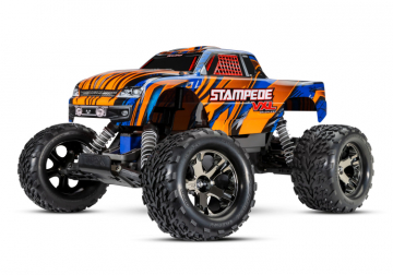 Stampede VXL 2WD 1/10 RTR TQi TSM Orange 272R -  w/o Battery/Charger* in the group Brands / T / Traxxas / Models at Minicars Hobby Distribution AB (TRX36076-74-ORNG)