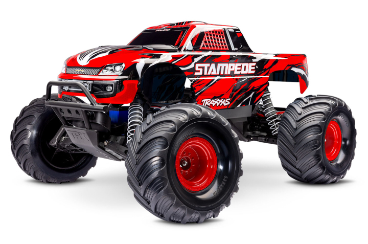 Stampede 2WD 1/10 RTR TQ EHD RödX USB-C - Med Batteri/Laddare