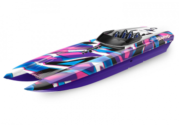 DCB M41 Catamaran BL TQi TSM w/o Batt/charger Purple* in the group Brands / T / Traxxas / Models at Minicars Hobby Distribution AB (TRX57046-4-PRPL)