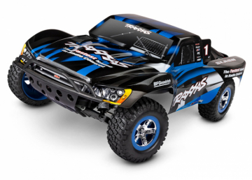 Slash 2WD 1/10 RTR TQ Blue Clipless USB - With Battery/Charger* in der Gruppe Hersteller / T / Traxxas / Models bei Minicars Hobby Distribution AB (TRX58034-8-BLUE)