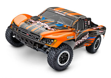 Slash 2WD 1/10 RTR TQ Orange BL-2S i gruppen Fabrikat / T / Traxxas / Modeller hos Minicars Hobby Distribution AB (TRX58134-4-ORNG)