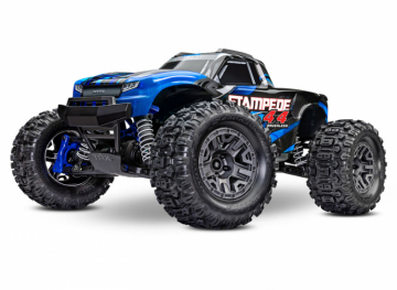 Stampede 4x4 1/10 RTR TQ BL-2s Blue in the group Brands / T / Traxxas / Models at Minicars Hobby Distribution AB (TRX67154-4-BLUE)
