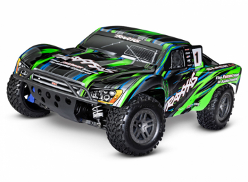 Slash 4x4 1/10 RTR TQ BL-2s Green in the group Brands / T / Traxxas / Models at Minicars Hobby Distribution AB (TRX68154-4-GRN)