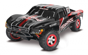Slash 4x4 1/16 RTR TQ Black USB-C With Batt/Charger in the group Brands / T / Traxxas / Models at Minicars Hobby Distribution AB (TRX70054-8-BLK)