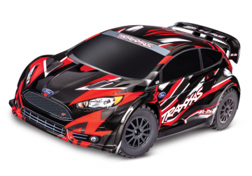 Ford Fiesta ST Rally 1/10 4WD RTR TQ Rd BL-2S i gruppen Fabrikat / T / Traxxas / Modeller hos Minicars Hobby Distribution AB (TRX74154-4-RED)