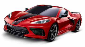 4-TEC 3.0 Chevrolet Corvette Stingray RTR Rd i gruppen Fabrikat / T / Traxxas / Modeller hos Minicars Hobby Distribution AB (TRX93054-4-RED)