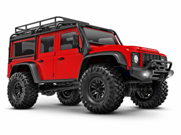 TRX-4M 1/18 Land Rover Defender Crawler Red RTR in the group Brands / T / Traxxas / Models at Minicars Hobby Distribution AB (TRX97054-1-RED)