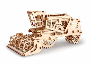 Ugears Combine Harvester in der Gruppe Baumaterialien / Holz- und Metallmodelle / Holzmodell mechanisch bei Minicars Hobby Distribution AB (UG70010)