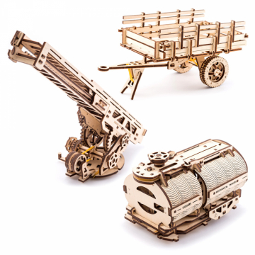 Ugears Set of Truck Additions in the group Build Hobby / Wood & Metal Models / Wooden Model Mechanical at Minicars Hobby Distribution AB (UG70018)