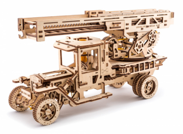 Ugears Fire Ladder in the group Build Hobby / Wood & Metal Models / Wooden Model Mechanical at Minicars Hobby Distribution AB (UG70022)