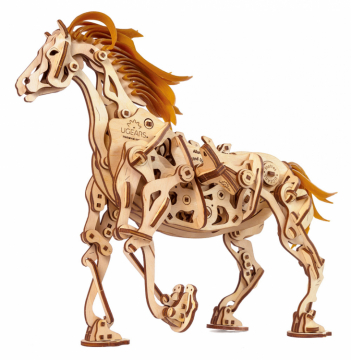 Ugears Horse-Mechanoid* i gruppen Bygghobby / Byggsatser Tr & Metall / Trbyggsatser Mekaniska hos Minicars Hobby Distribution AB (UG70054)