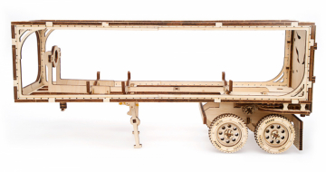 Ugears Heavy Boy Truck Trailer in the group Build Hobby / Wood & Metal Models / Wooden Model Mechanical at Minicars Hobby Distribution AB (UG70057)