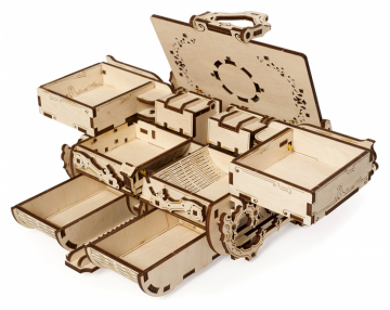 Ugears Antique Box in der Gruppe Baumaterialien / Holz- und Metallmodelle / Holzmodell mechanisch bei Minicars Hobby Distribution AB (UG70089)