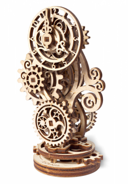 Ugears Steampunk Clock in the group Build Hobby / Wood & Metal Models / Wooden Model Mechanical at Minicars Hobby Distribution AB (UG70093)