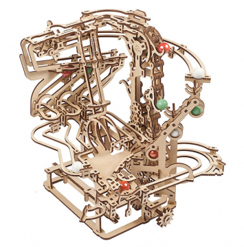 Ugears Marble Run Chain Hoist (Marble - 1) in the group Build Hobby / Wood & Metal Models / Wooden Model Mechanical at Minicars Hobby Distribution AB (UG70156)