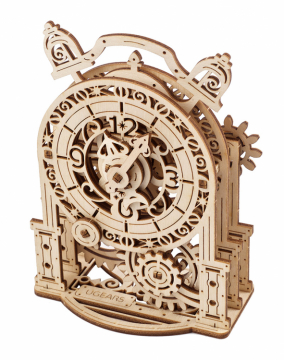 Ugears Vintage Alarm Clock i gruppen Bygghobby / Byggsatser Tr & Metall / Trbyggsatser Mekaniska hos Minicars Hobby Distribution AB (UG70163)