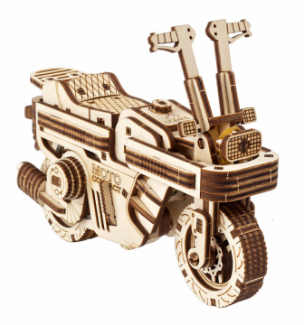 Ugears MOTO COMPACT Folding Scooter in the group Build Hobby / Wood & Metal Models / Wooden Model Mechanical at Minicars Hobby Distribution AB (UG70168)