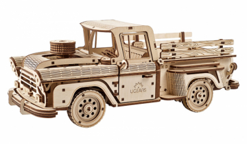 Ugears Pickup Lumberjack in the group Build Hobby / Wood & Metal Models / Wooden Model Mechanical at Minicars Hobby Distribution AB (UG70171)