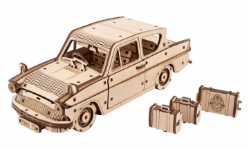Ugears Flying Ford Anglia Harry Potter in der Gruppe Baumaterialien / Holz- und Metallmodelle / Holzmodell mechanisch bei Minicars Hobby Distribution AB (UG70173)