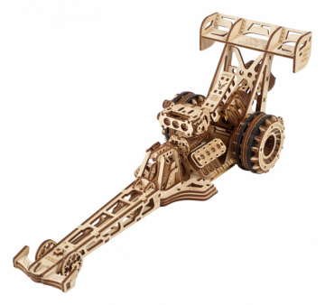 Ugears Top Fuel Dragster in the group Build Hobby / Wood & Metal Models / Wooden Model Mechanical at Minicars Hobby Distribution AB (UG70174)