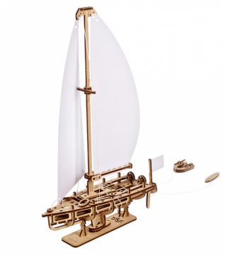 Ugears Ocean Beauty Yacht in the group Build Hobby / Wood & Metal Models / Wooden Model Mechanical at Minicars Hobby Distribution AB (UG70193)