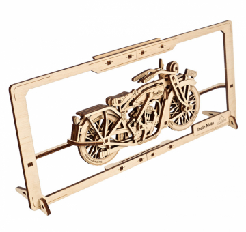 Ugears Indie Moto 2.5D Puzzle in the group Build Hobby / Wood & Metal Models / Wooden Model Mechanical at Minicars Hobby Distribution AB (UG70194)