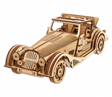 Ugears Sports Car Rapid Mouse in the group Build Hobby / Wood & Metal Models / Wooden Model Mechanical at Minicars Hobby Distribution AB (UG70202)