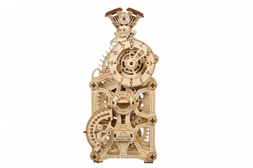 Ugears Engine Clock in the group Build Hobby / Wood & Metal Models / Wooden Model Mechanical at Minicars Hobby Distribution AB (UG70217)