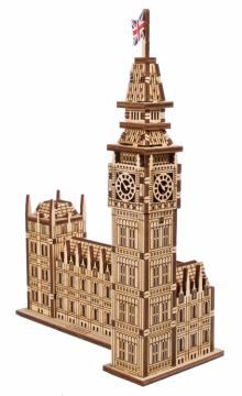 Ugears Big Ben in the group Build Hobby / Wood & Metal Models / Wooden Model Mechanical at Minicars Hobby Distribution AB (UG70250)