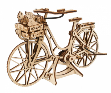 Ugears Dutch Bicycle in der Gruppe Baumaterialien / Holz- und Metallmodelle / Holzmodell mechanisch bei Minicars Hobby Distribution AB (UG70251)