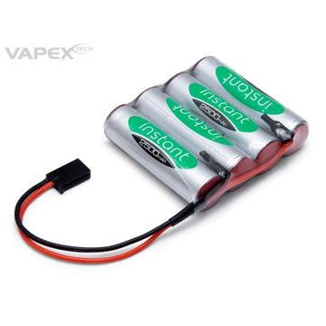 Receiver battery NiMH 4,8V 2500mAh Flat in the group Brands / V/W / Vapex / Tx/Rx Batteries at Minicars Hobby Distribution AB (VP2500AAS4F2)