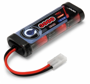 NiMH Batteri 7,2V 3000mAh Tamiya-kontakt i gruppen Tillbehr & Delar / Batterier & Tillb. hos Minicars Hobby Distribution AB (VP3000SCH6T1)