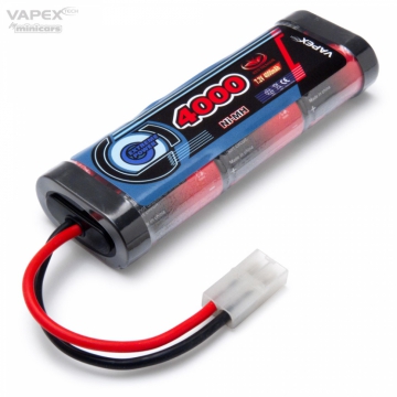 NiMH Battery 7,2V 4000mAh Tamiya connector in the group Accessories & Parts / Batteries & Accessories at Minicars Hobby Distribution AB (VP4000SCH6T1)