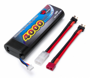 Li-Po Batteri 2S 7,4V 4000mAh 40C Multi-kontakt i gruppen Fabrikat / V/W / Vapex / Li-Po Batterier hos Minicars Hobby Distribution AB (VP94111)